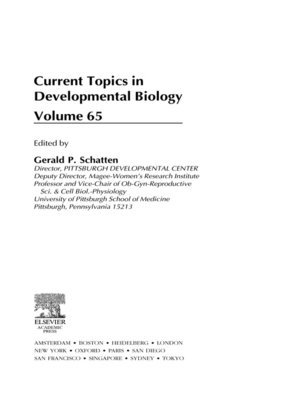 cover image of Current Topics in Developmental Biology
